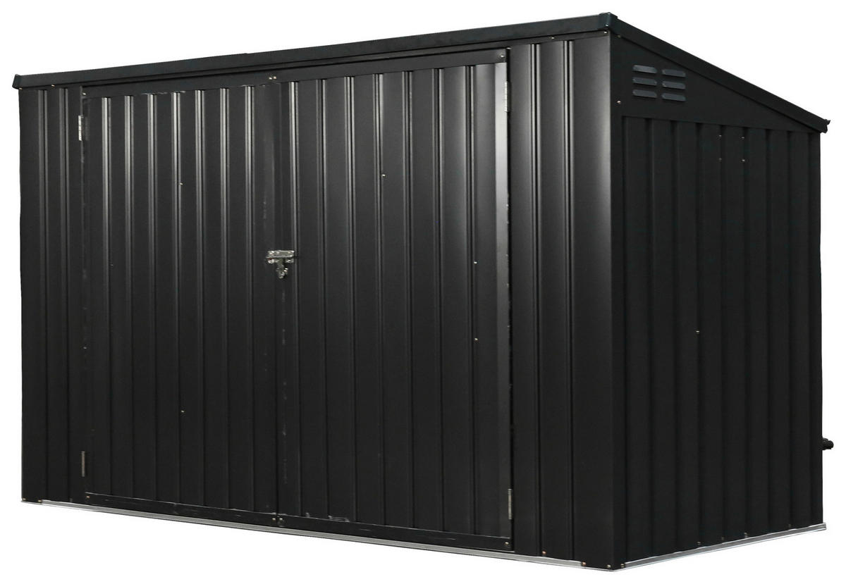 Westmann Mülltonnenbox 5x3 anthrazit B/H/T: ca. 172x131x100 cm 5x3 - anthrazit (172,00/131,00/100,00cm) - Westmann