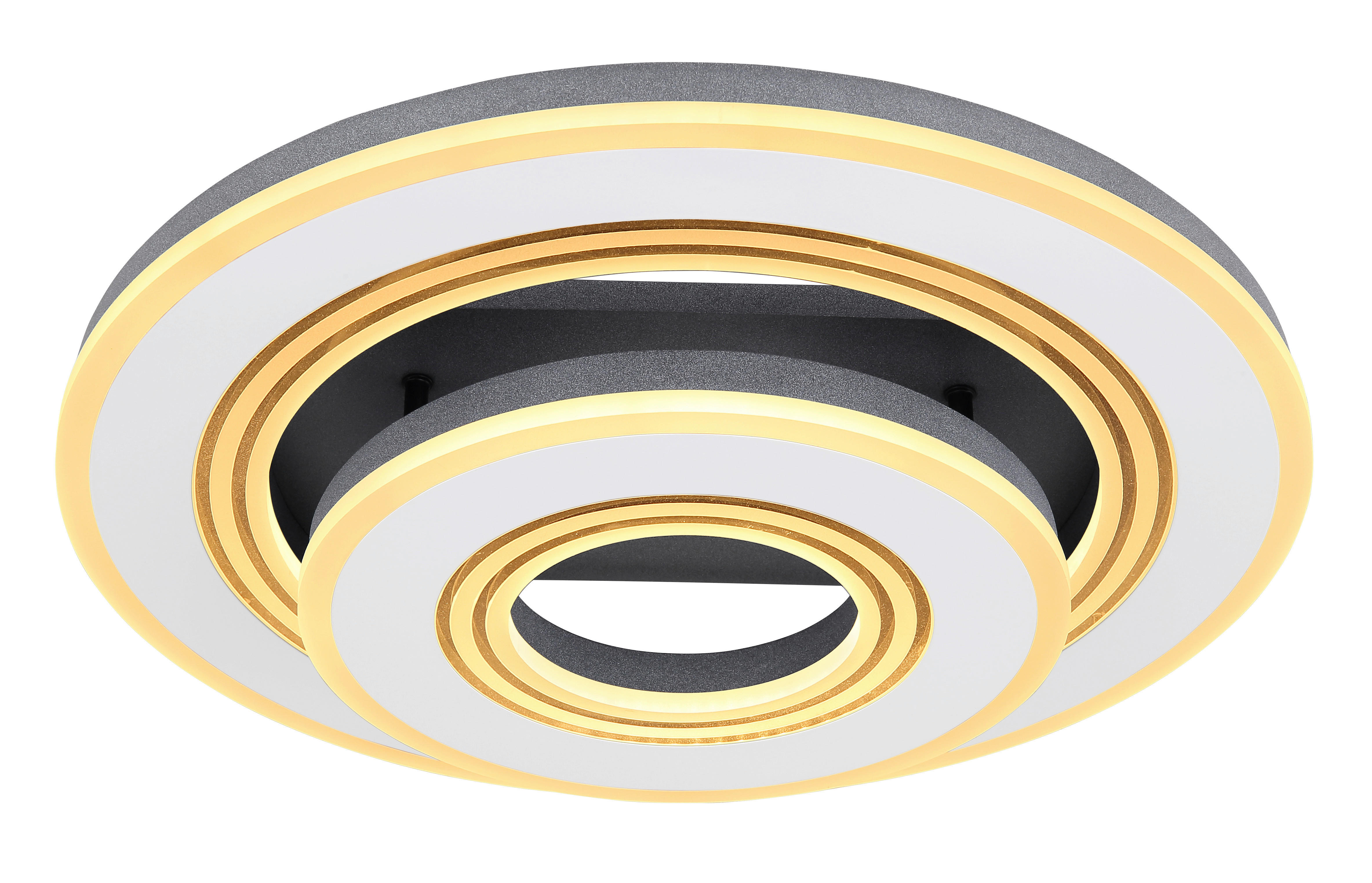 Thumbnail - GLOBO Deckenleuchte weiß Acryl Metall H/D: ca. 11,5x50 cm 1 Brennstellen