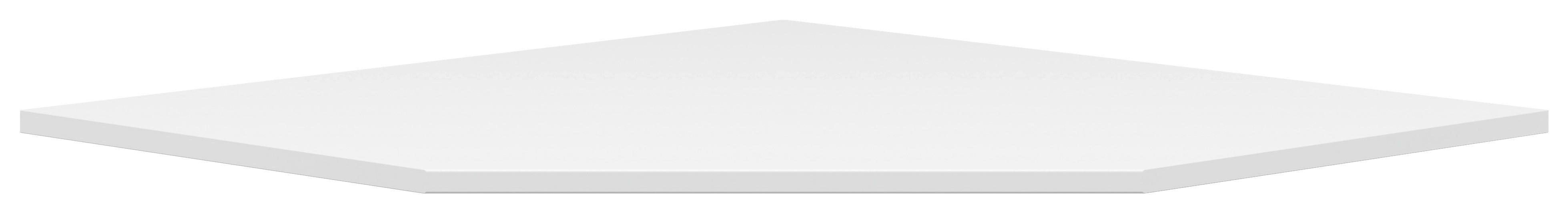 Eckplatte Multi-Stauraum Typ 49 weiß B/H/T: ca. 101,1x1,5x78,8 cm Multi-Stauraum Typ 49 - weiß (101,10/1,50/78,80cm)