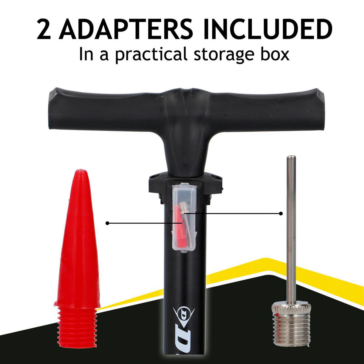 Dunlop Fahrrad-Zubehör Fahrrad-Standluftpumpe - Dunlop