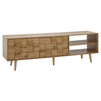 Lowboard Eiche Nachbildung Eiche B/H/T: ca. 160x51x40 cm Lowboard - Eiche (160,00/51,00/40,00cm) - Wohnling