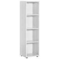 Regal Serie 200 perlweiß B/H/T: ca. 39,3x146,9x34,5 cm Serie 200 - perlweiß (39,30/146,90/34,50cm) - Möbelpartner