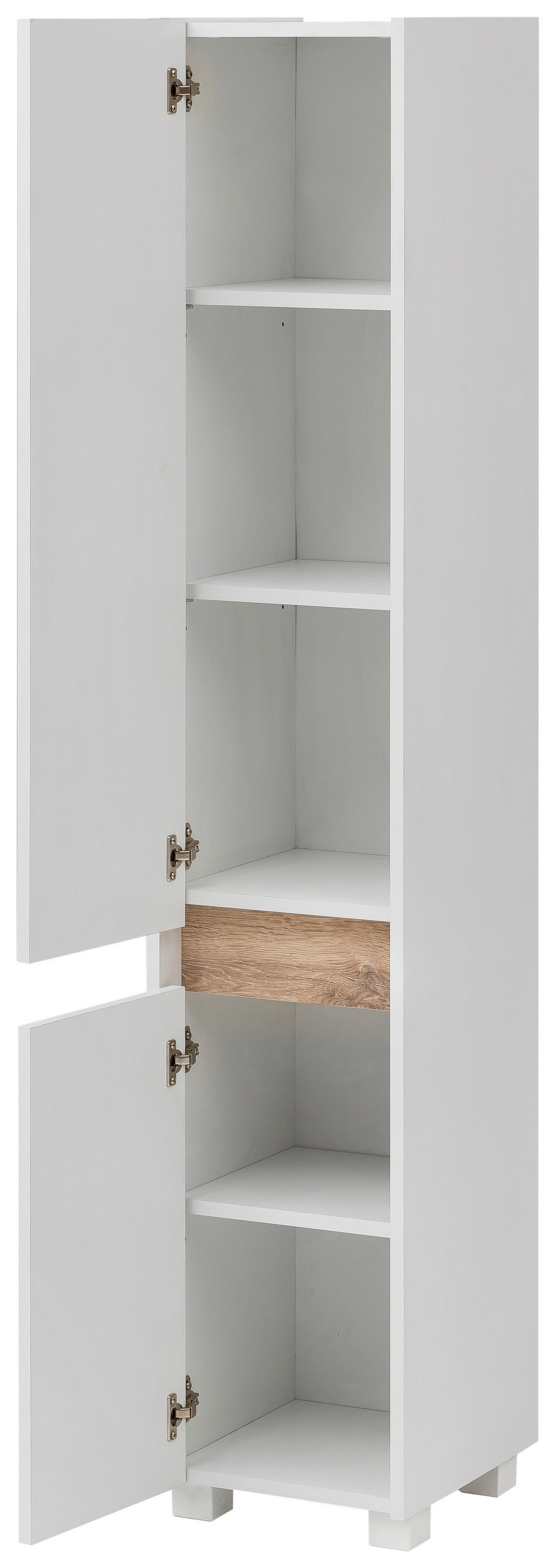 Hochschrank Cosmo perlweiß Optik B/H/T: ca. 30,2x164,5x33 cm Cosmo - (30,20/164,50/33,00cm) - Möbelpartner