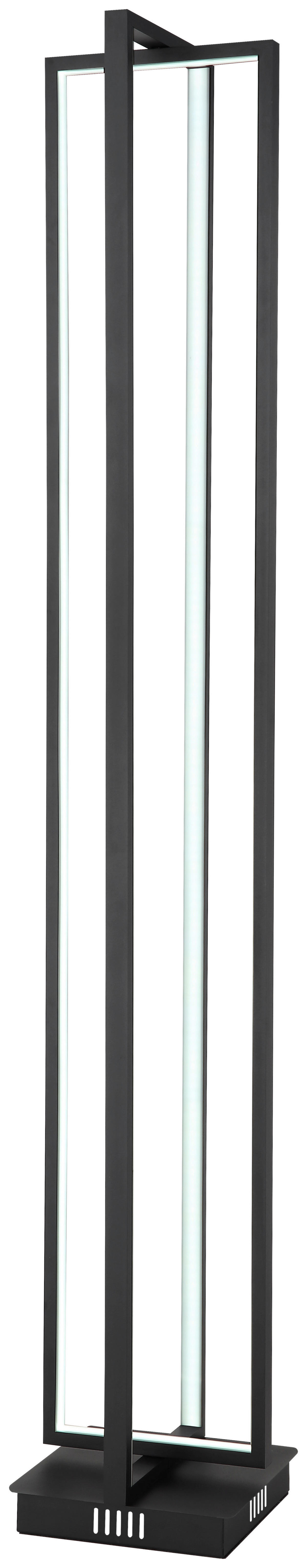 GLOBO LED-Stehleuchte 67195S mattschwarz Kunststoff Metall B/H/T: ca. 20x123x20 cm FLIPS - mattschwarz (20,00/123,00/20,00cm) - GLOBO