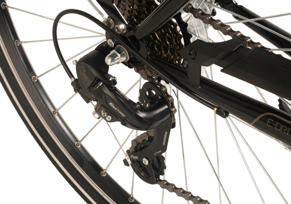 Hollandia City E-Bike Lido 334E 28 Zoll Rahmenhöhe 49 cm 8 Gänge schwarz schwarz ca. 250 W ca. 36 V ca. 28 Zoll Lido - schwarz - Hollandia