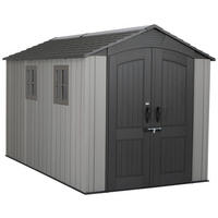 Lifetime Gartenhaus Terra grau B/H/L: ca. 213x228x356 cm Terra - grau (356,00/213,00/228,00cm) - Lifetime