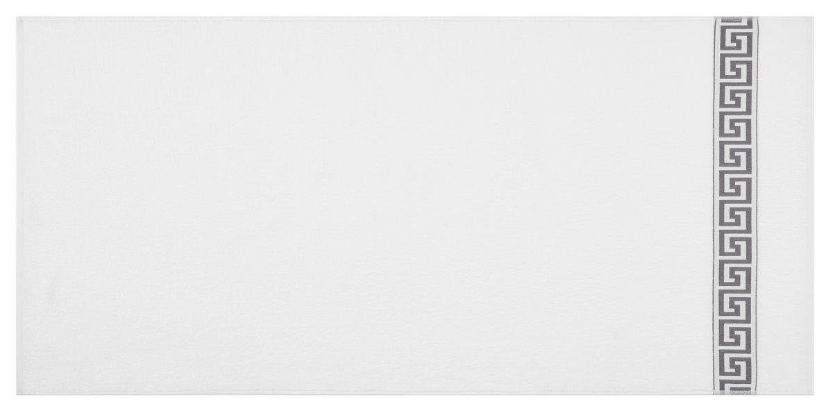 Duschtuch Mäander Mäander - weiß (80,00/160,00cm)