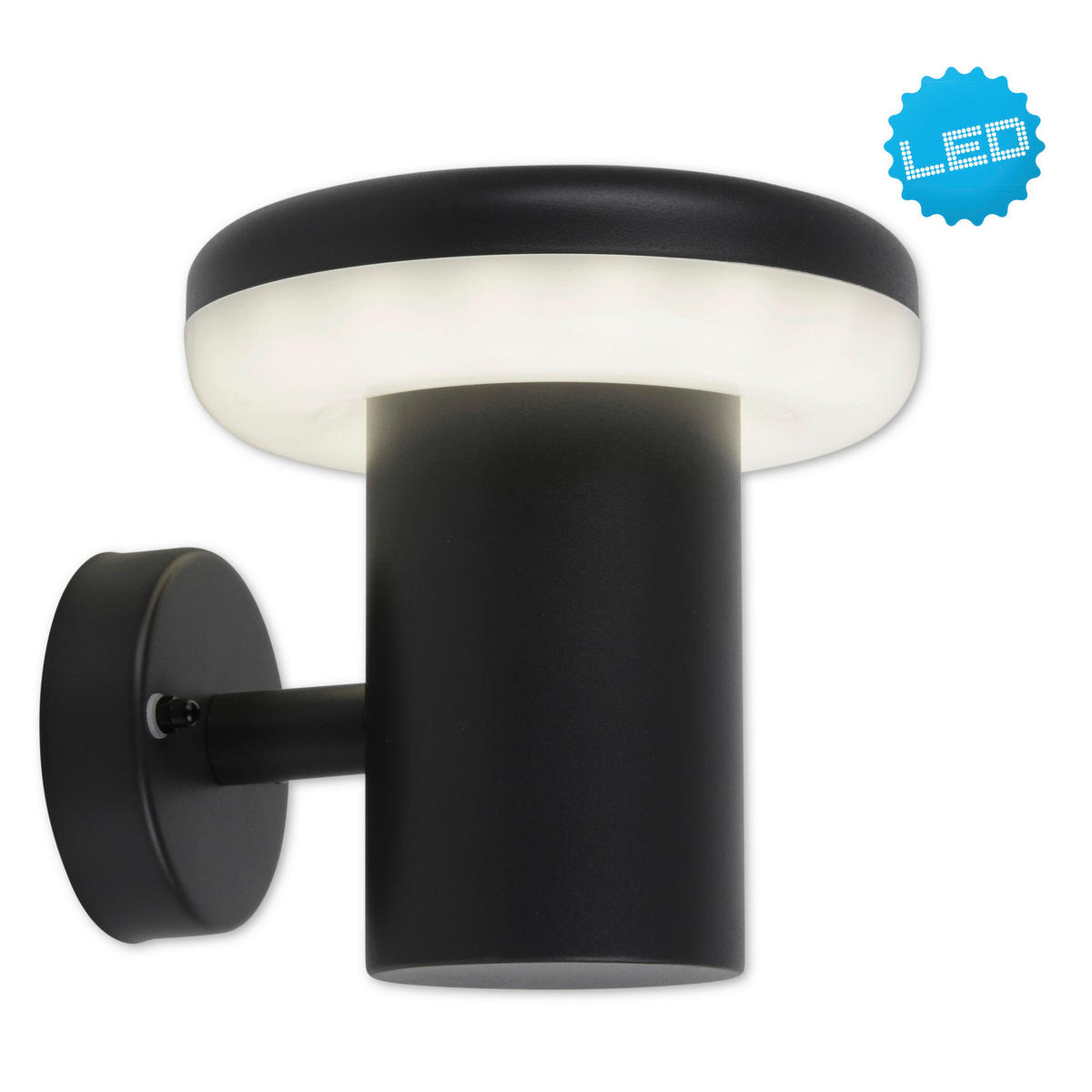 LED-Außenwandleuchte 1097797 H/D: ca. 15x15 cm LED Außen-Wandleuchte "Pilz" - (15,00/15,00cm) - Näve Leuchten