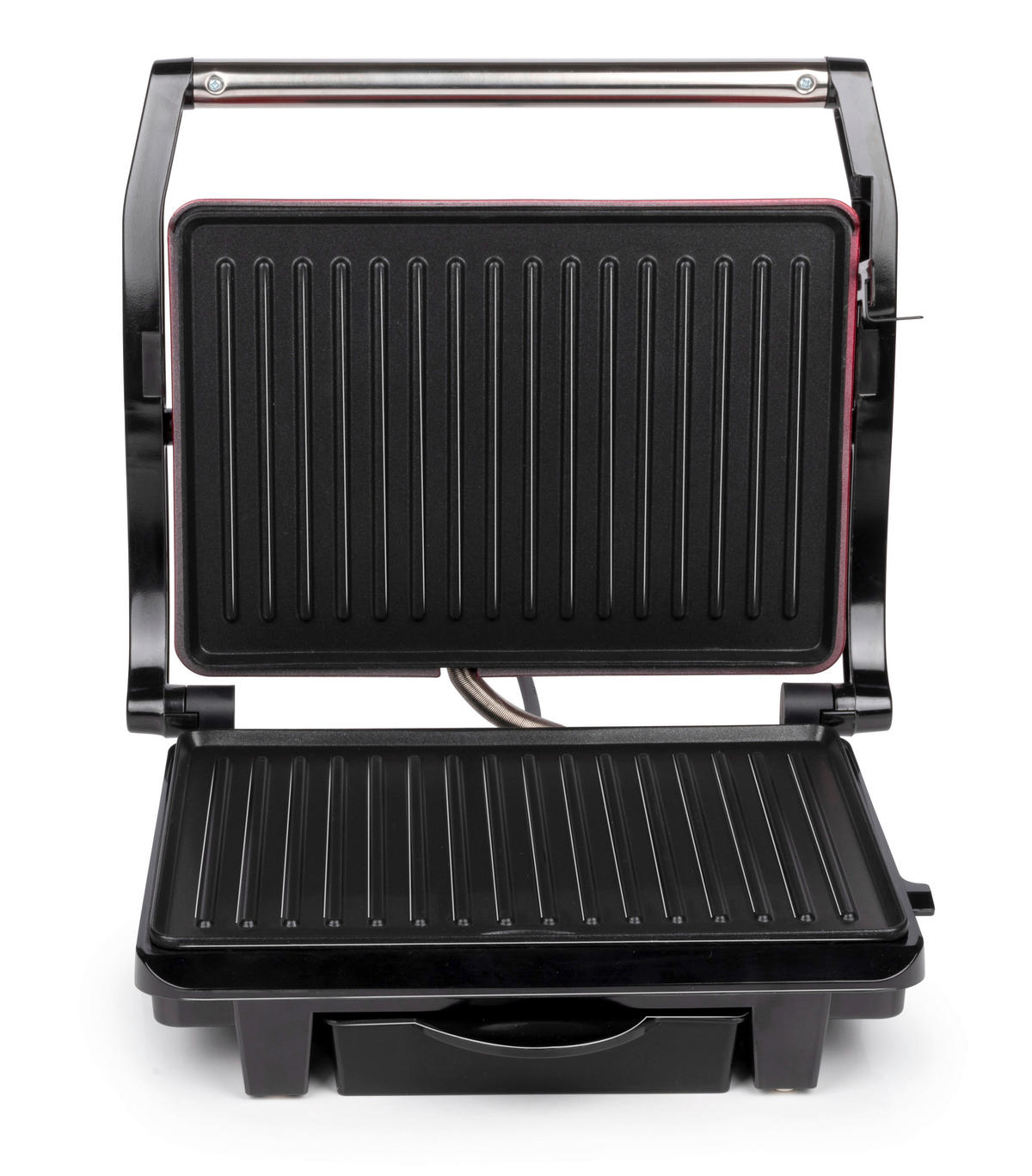 Kontaktgrill rot B/H/L: ca. 11,5x29,5x32,5 cm Kontaktgrill - rot/schwarz (32,50/11,50/29,50cm)