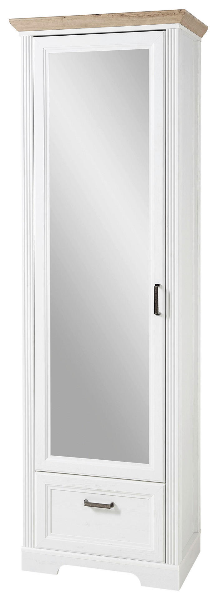 Garderobenschrank Jasmin Pinie Nachbildung Eiche Artisan Nachbildung B/H/T: ca. 65x204x41 cm Jasmin - Eiche (65,00/204,00/41,00cm)