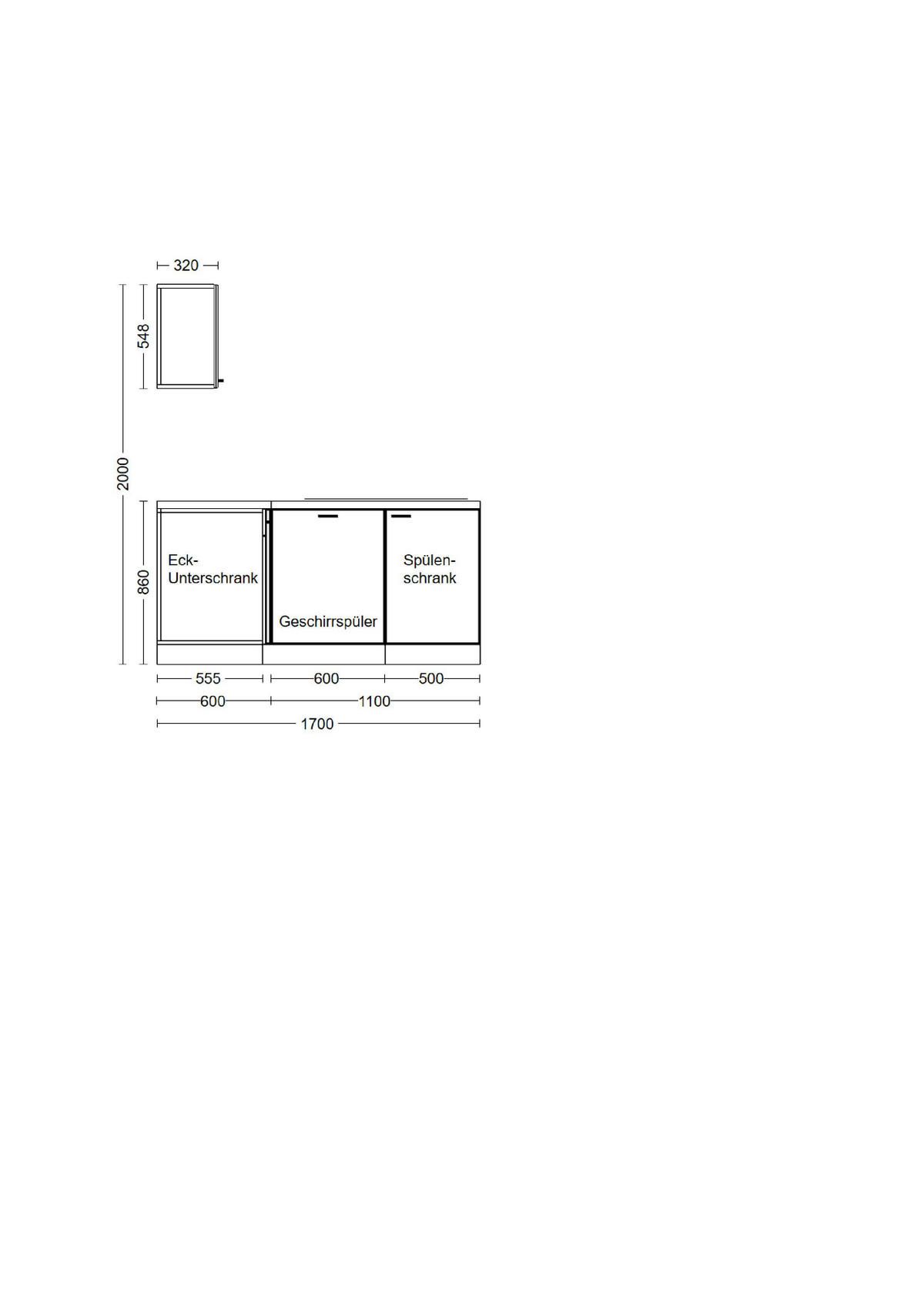 Flex-Well Winkelküche Morena Basalt matt B/H/T: ca. 280x200x60 cm Morena - Eiche/Basalt (280,00/200,00/60,00cm) - Flex-Well