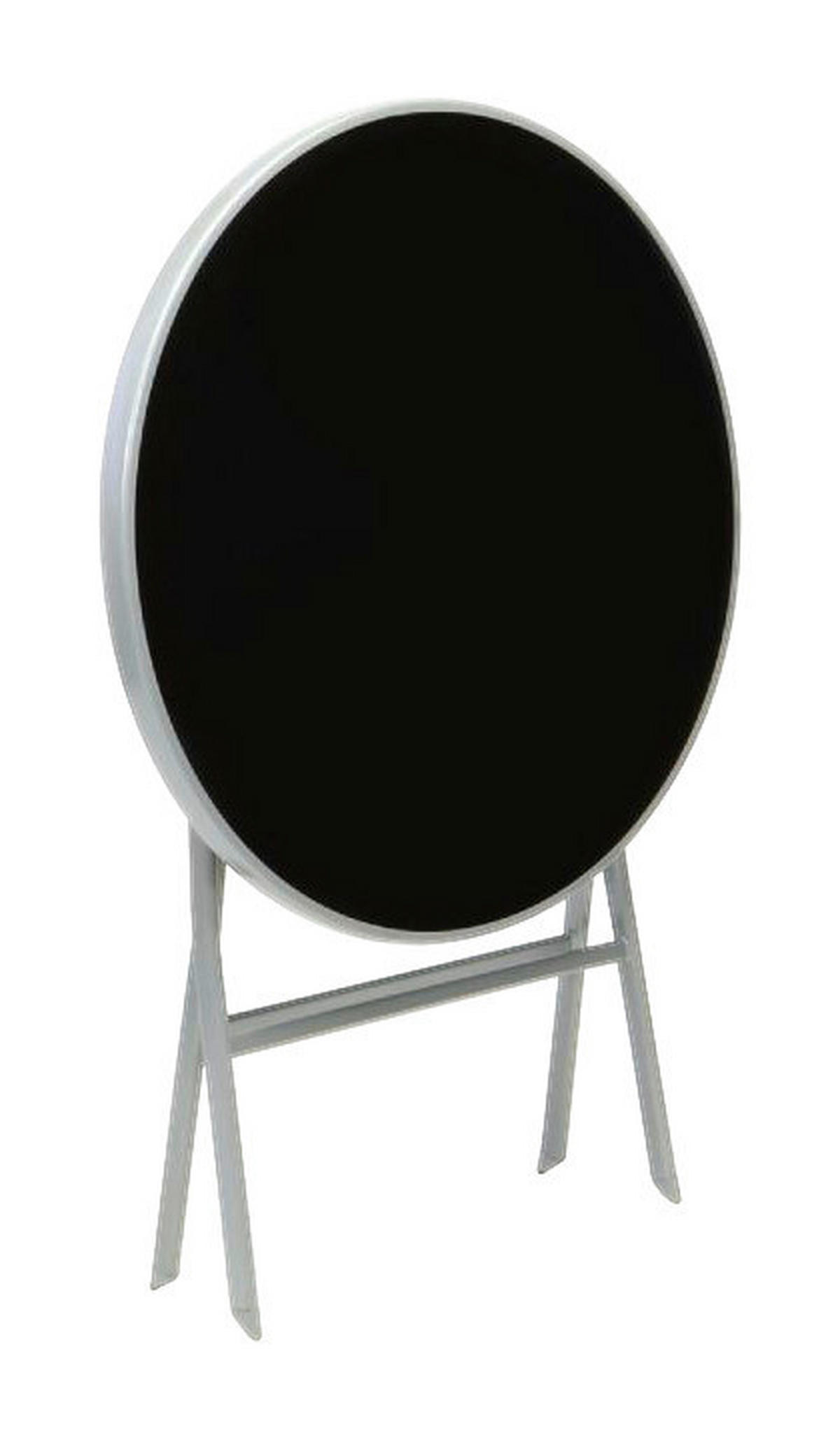 VCM Gartensitzgruppe schwarz Stahl B/H/T: ca. 56x105x65 cm Gartensitzgruppe_3tlg. - schwarz (56,00/105,00/65,00cm) - VCM