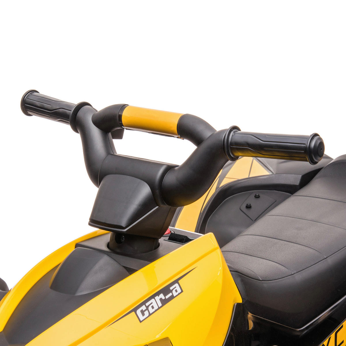 HOMCOM Elektro-Quad schwarz B/H/L: ca. 53x55,5x83 cm Elektro-Quad - gelb/schwarz (83,00/53,00/55,50cm) - HOMCOM