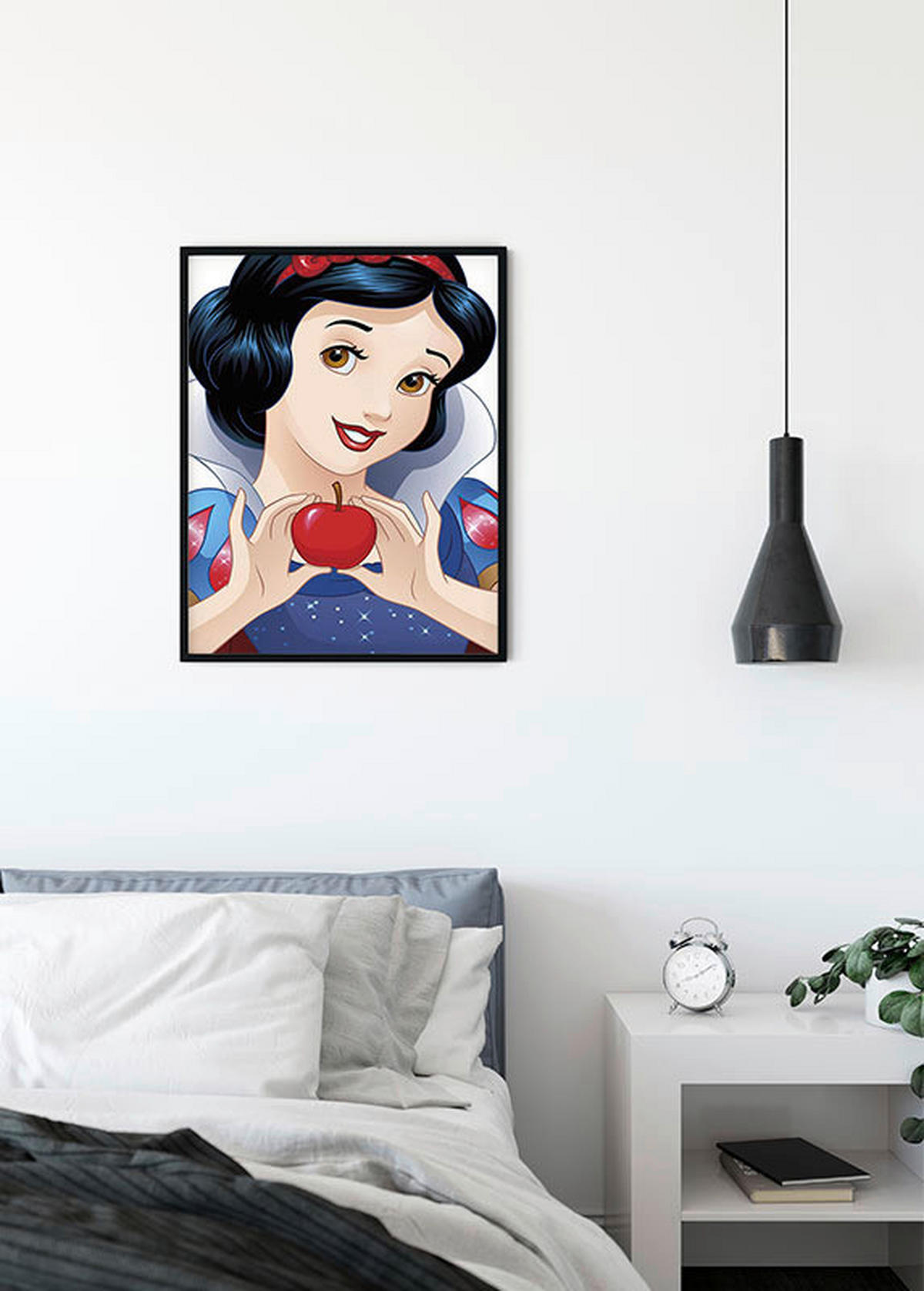 Komar Poster Snow White Portrait Disney B/L: ca. 40x50 cm Snow White Portrait - (40,00/50,00cm) - Komar