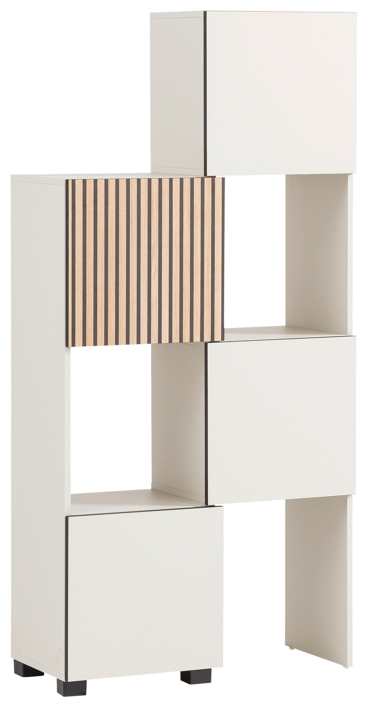Regal Alexa creme beige B/H/T: ca. 76x165,1x33,1 cm Alexa - beige/creme (76,00/165,10/33,10cm) - Möbelpartner