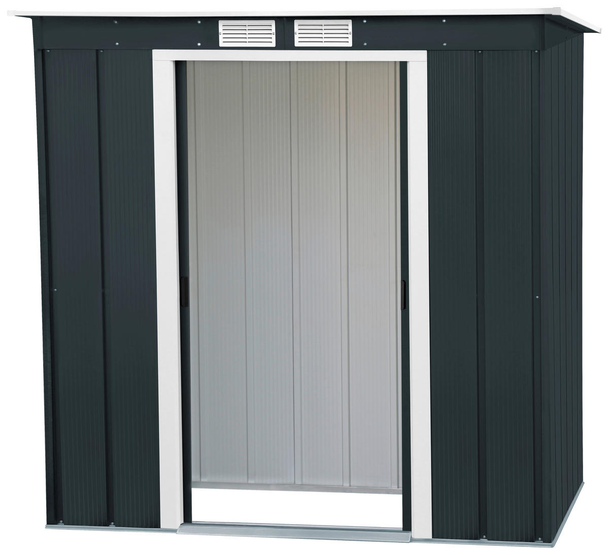 VCM Gartenhaus Pent Roof Eco 6x4 anthrazit B/H/T: ca. 203x176x123 cm Pent Roof Eco 6x4 - anthrazit (203,00/176,00/123,00cm) - VCM