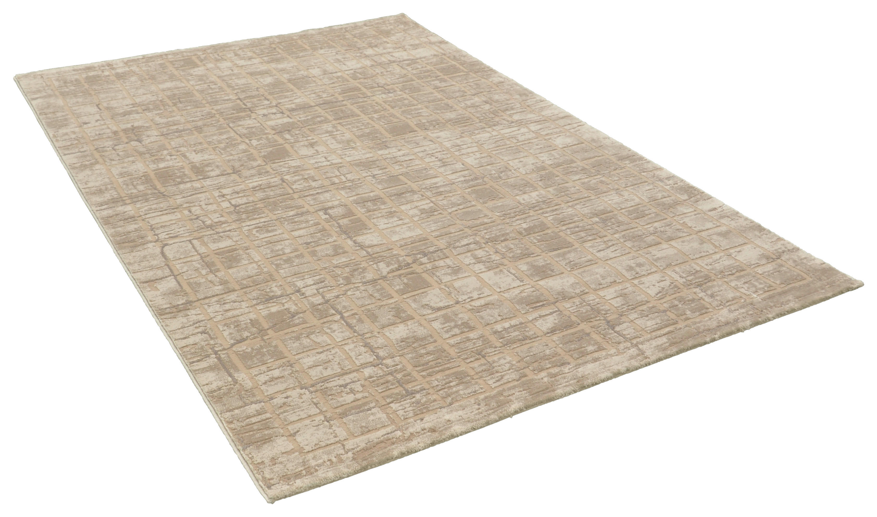 Merinos Webteppich Elite sand B/L: ca. 120x170 cm