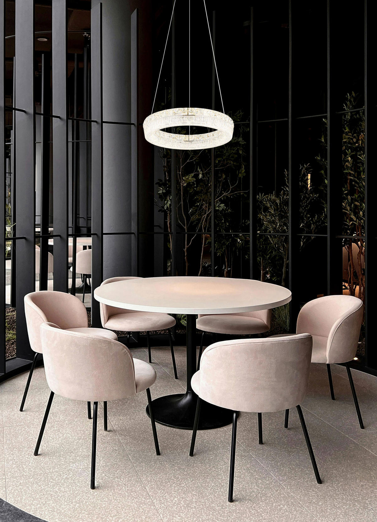 GLOBO Hängeleuchte klar Chrom Metall Acryl Glas H/D: ca. 120x40 cm 1.0 Brennstellen Laurel - klar/Chrom (40,00/120,00cm) - GLOBO