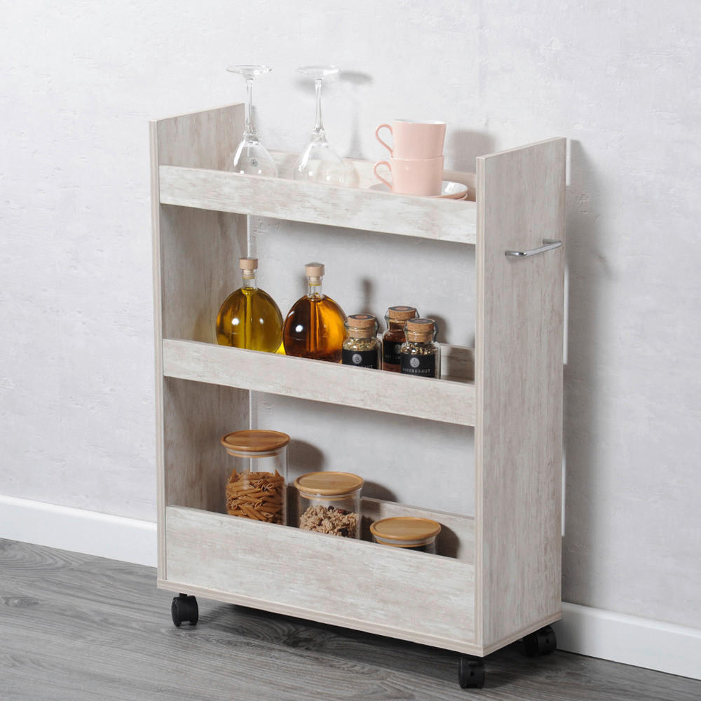 Kesper Nischenregal weiß Spanplatte B/H/T: ca. 60x78x22 cm Nischenregal - weiß (60,00/78,00/22,00cm) - Kesper