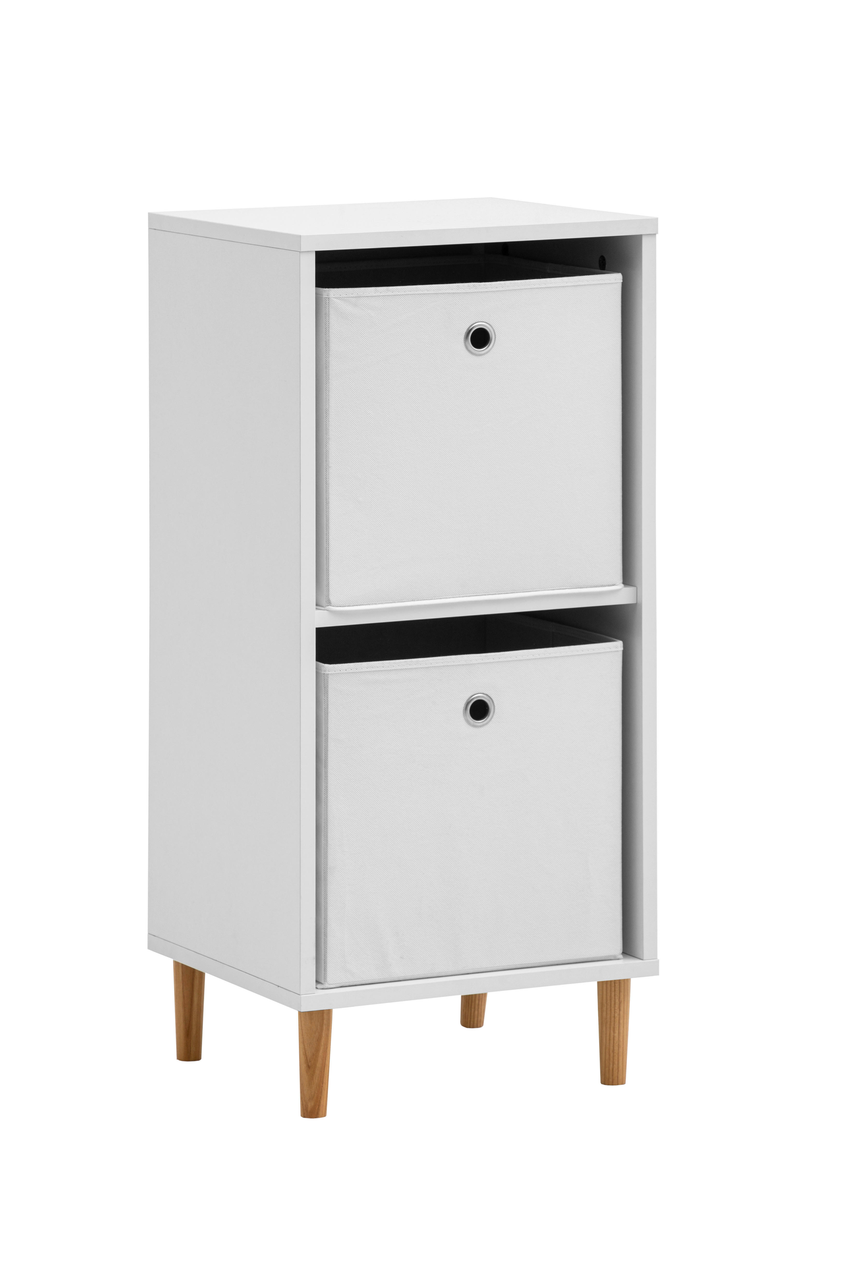 Unterschrank Torge weiß matt B/H/T: ca. 38,2x84,8x38,2 cm Torge - weiß (38,20/84,80/38,20cm) - Möbelpartner