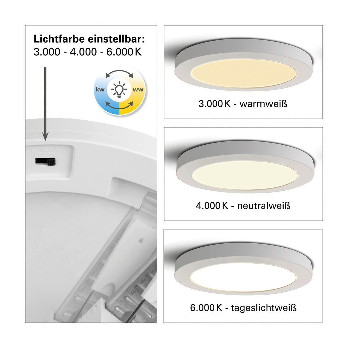 Näve Leuchten Deckenleuchte Bonus - Chrom (33,00/1,90/33,00cm) - Näve Leuchten
