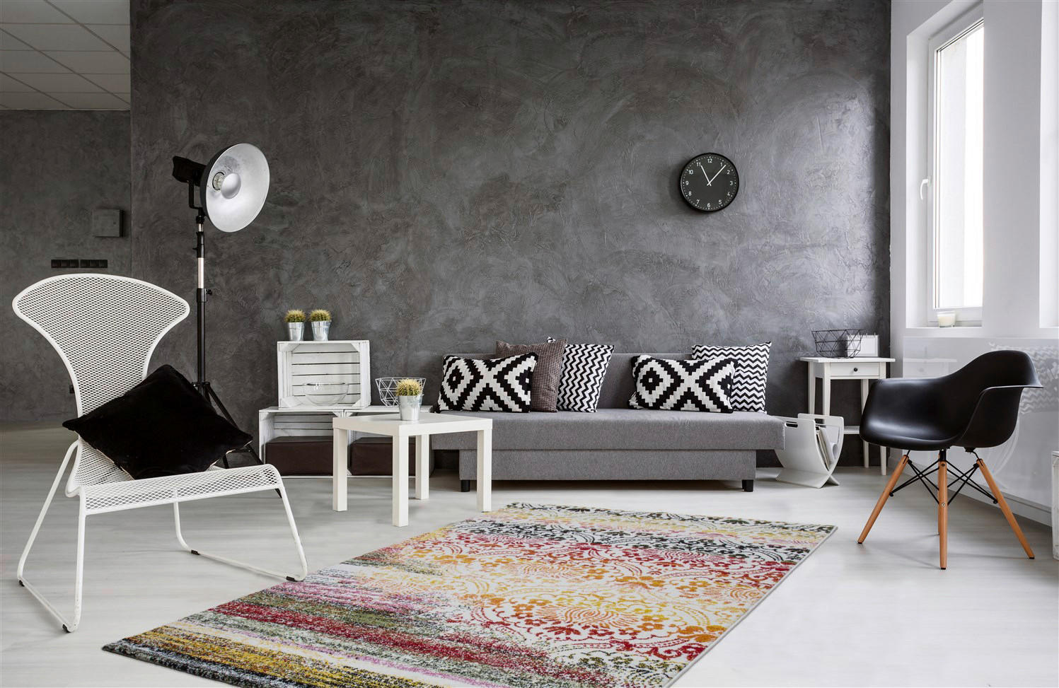 Thumbnail - Kayoom Kurzflorteppich Guayama 247 mehrfarbig B/L: ca. 80x150 cm