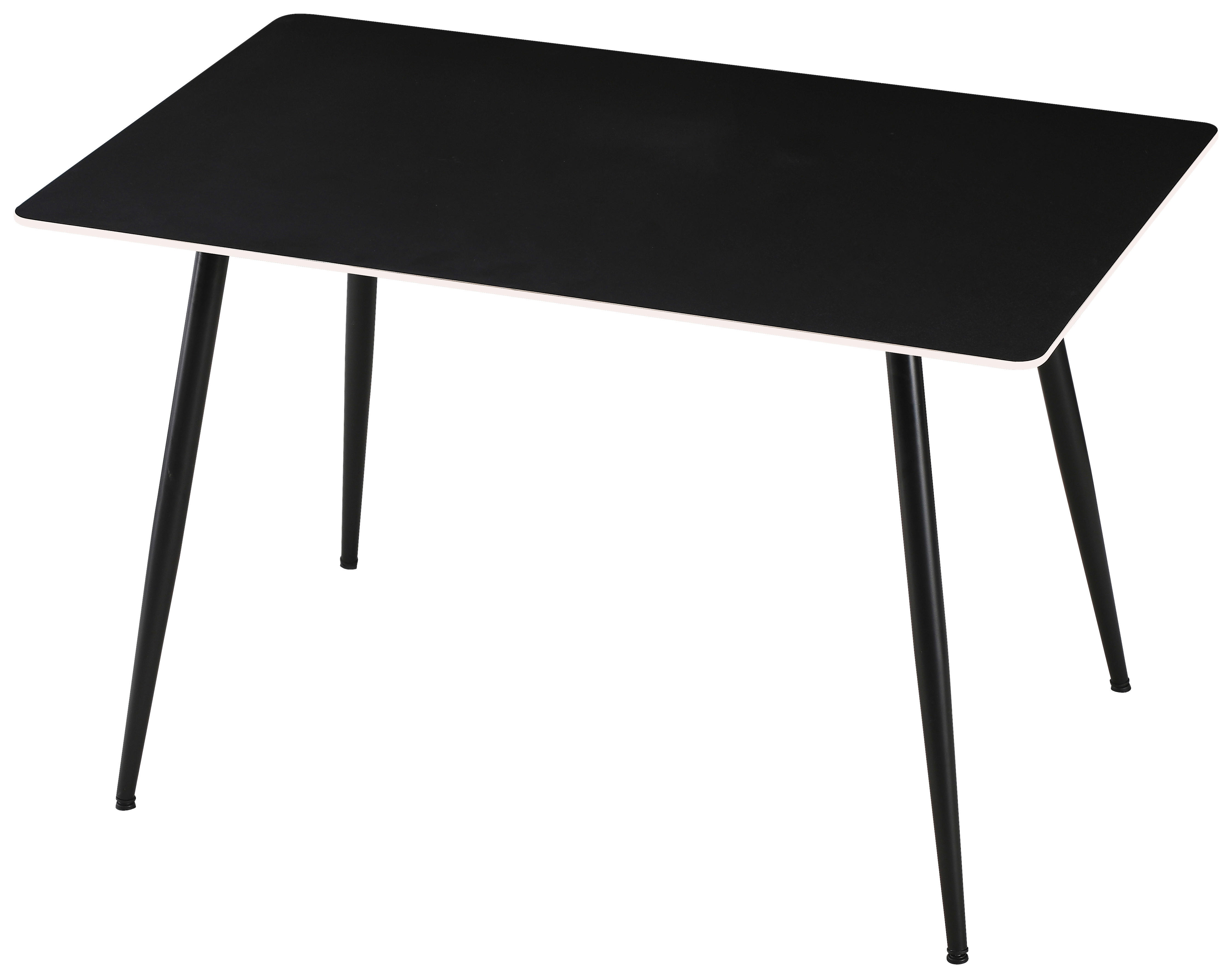 Esstisch Madrid dunkelgrau B/H/T: ca. 120x75x70 cm Madrid - schwarz/dunkelgrau (120,00/75,00/70,00cm)