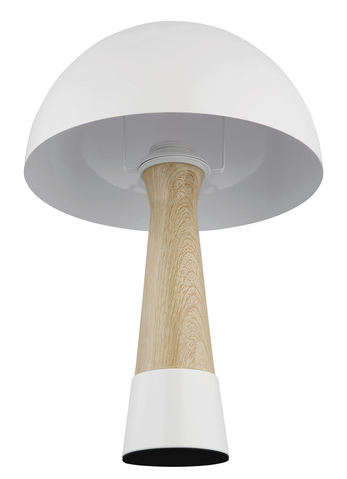 GLOBO Tischleuchte PAULIN 51570122 sand schwarz braun Kunststoff Metall H/D: ca. 36,5x25 cm E27 1 Brennstellen PAULIN - braun/sand (25,00/36,50cm) - GLOBO