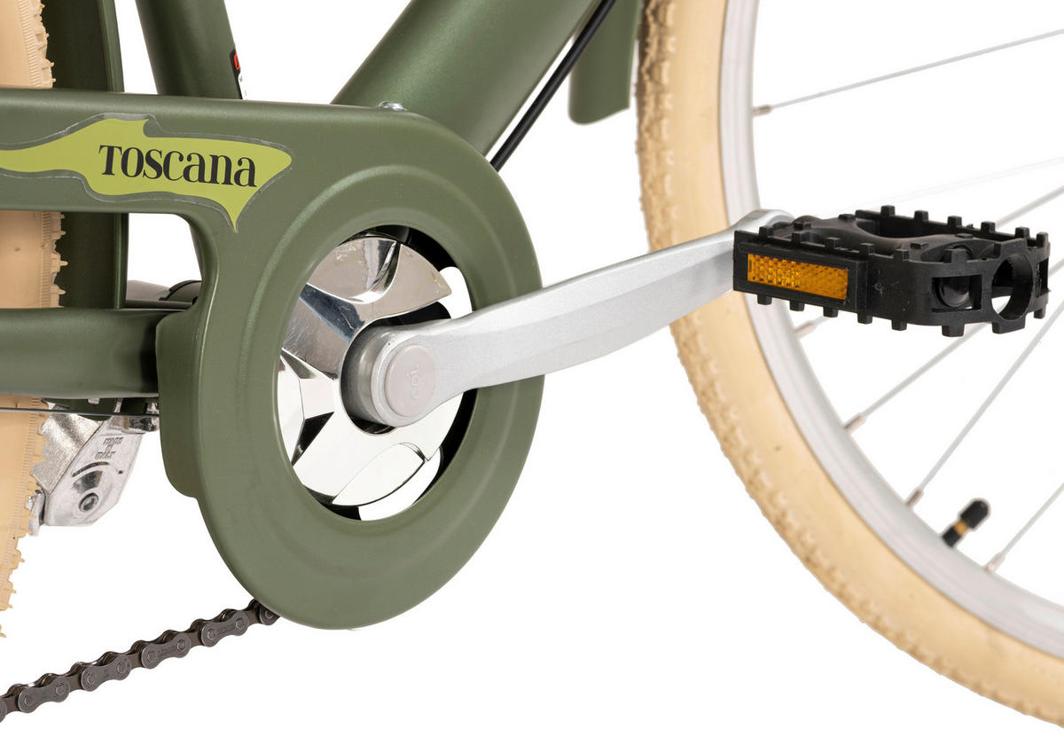 DaCapo City-Bike Toscana TOSCANA 28 Zoll Rahmenhöhe 48 cm 6 Gänge grün grün ca. 28 Zoll Toscana - grün - DaCapo