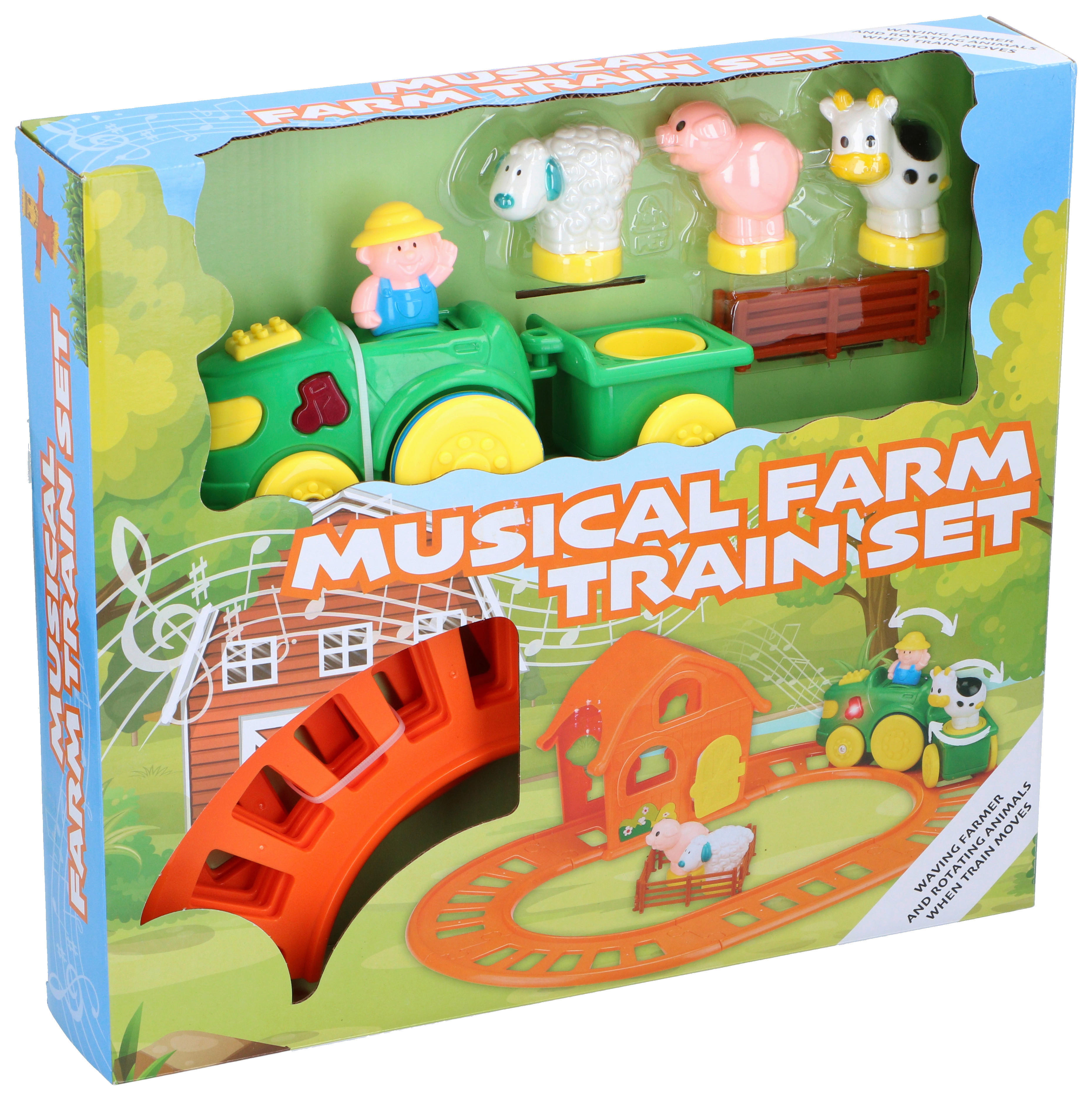 Eddy Toys Bauernhofspielzeug B/H/L: ca. 28x15,5x37 cm Bauernhofspielzeug_15tlg. - mehrfarbig (37,00/28,00/15,50cm) - Eddy Toys