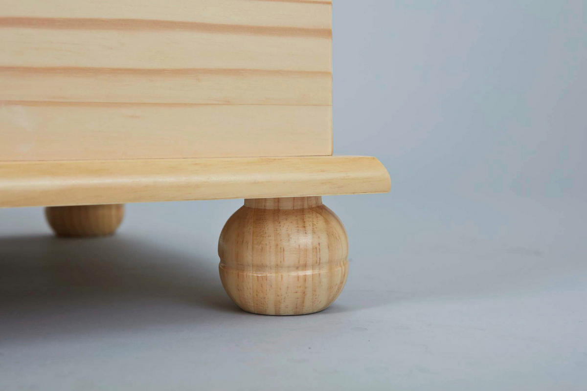 Truhe Emel natur B/H/T: ca. 89x53x47 cm Emel - natur (89,00/53,00/47,00cm) - Inter Link