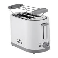 LENTZ Toastautomat 74273 weiß hellgrau Kunststoff Metall Toastautomat 74273 - hellgrau/weiß - Lentz