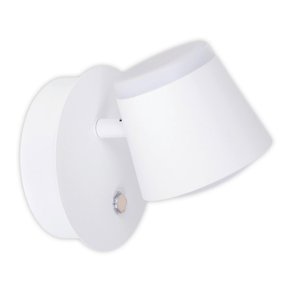 Näve Leuchten LED-Wandleuchte weiß Metall Kunststoff B/H/T: ca. 12x12x14,5 cm TONDO - weiß (12,00/12,00/14,50cm) - Näve Leuchten