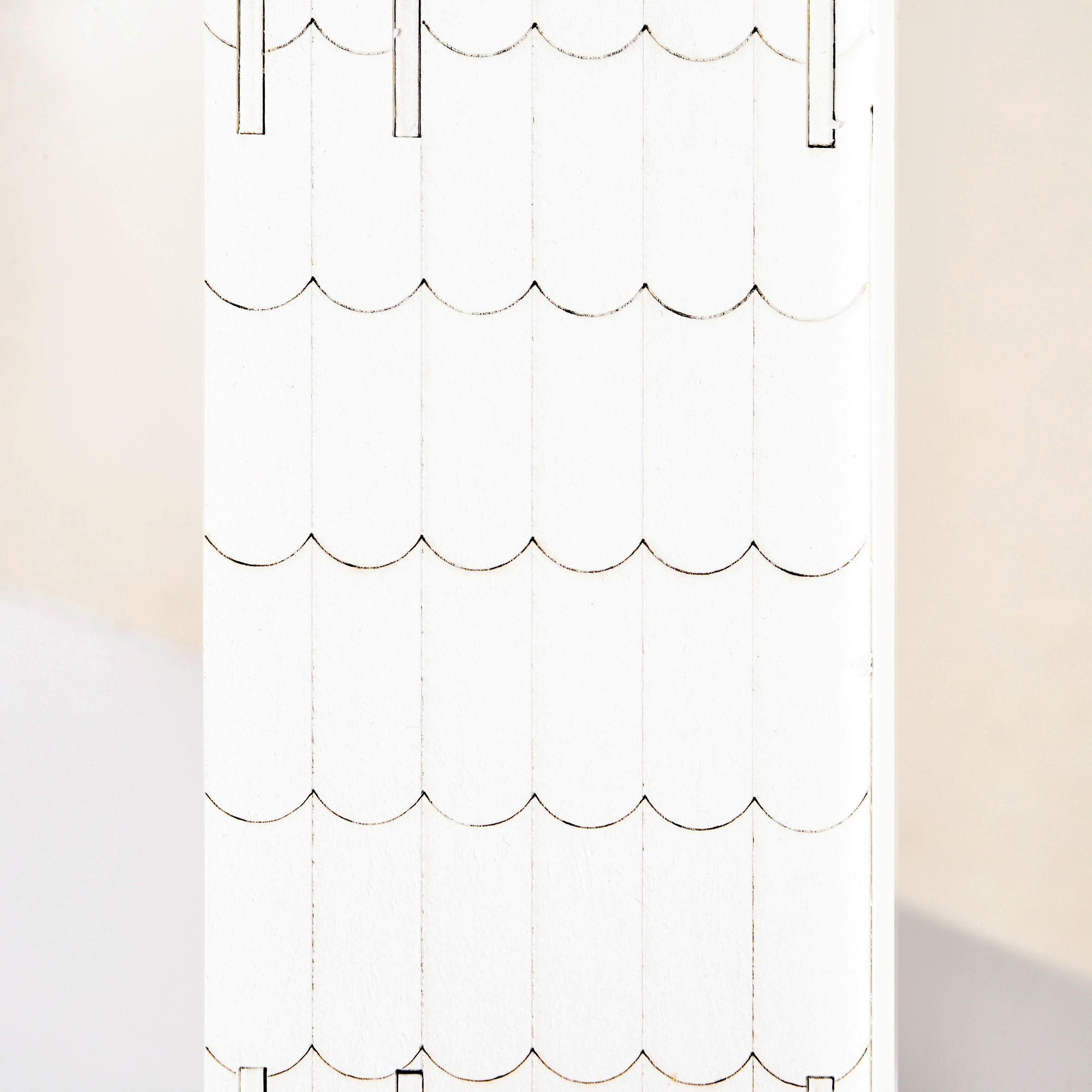 HOMCOM Adventskalender Weihnachts-Adventskalender - weiß (42,00/9,00/39,00cm) - HOMCOM