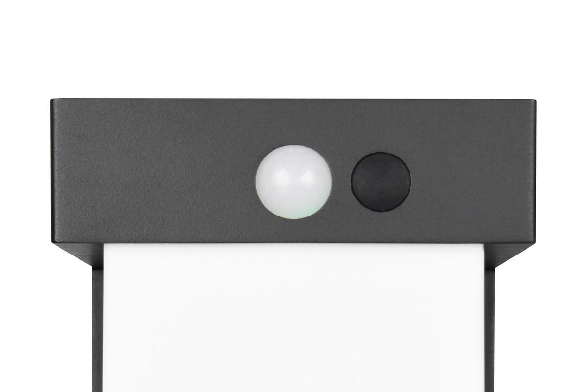 Solar-Wegeleuchte mattschwarz B/H/T: ca. 14x1x15,5 cm COLOMBO - mattschwarz (14,00/1,00/15,50cm) - Reality