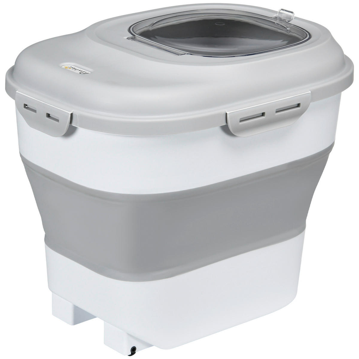 PawHut Hundefutter-Box grau B/H/L: ca. 32x37x44 cm Hundefutter-Box - grau (44,00/32,00/37,00cm) - PawHut