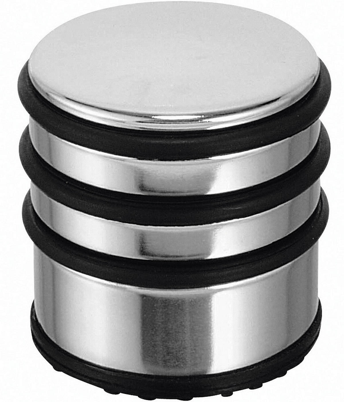 Axentia Türstopper silber Edelstahl B/H/L: ca. 7x7x7 cm Türstopper hoch - silber (7,00/7,00/7,00cm) - Axentia