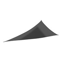 PLATINUM Sonnensegel Coolfit schwarz Polyethylen B/H/L: ca. 500x1x500 cm Coolfit - schwarz (500,00/500,00/1,00cm) - PLATINUM