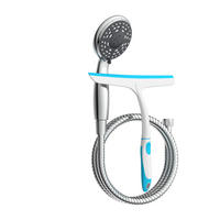 Handbrause Chrom L: ca. 150 cm Handbrauseset_mit_Abzieher - Chrom (150,00cm) - Eisl