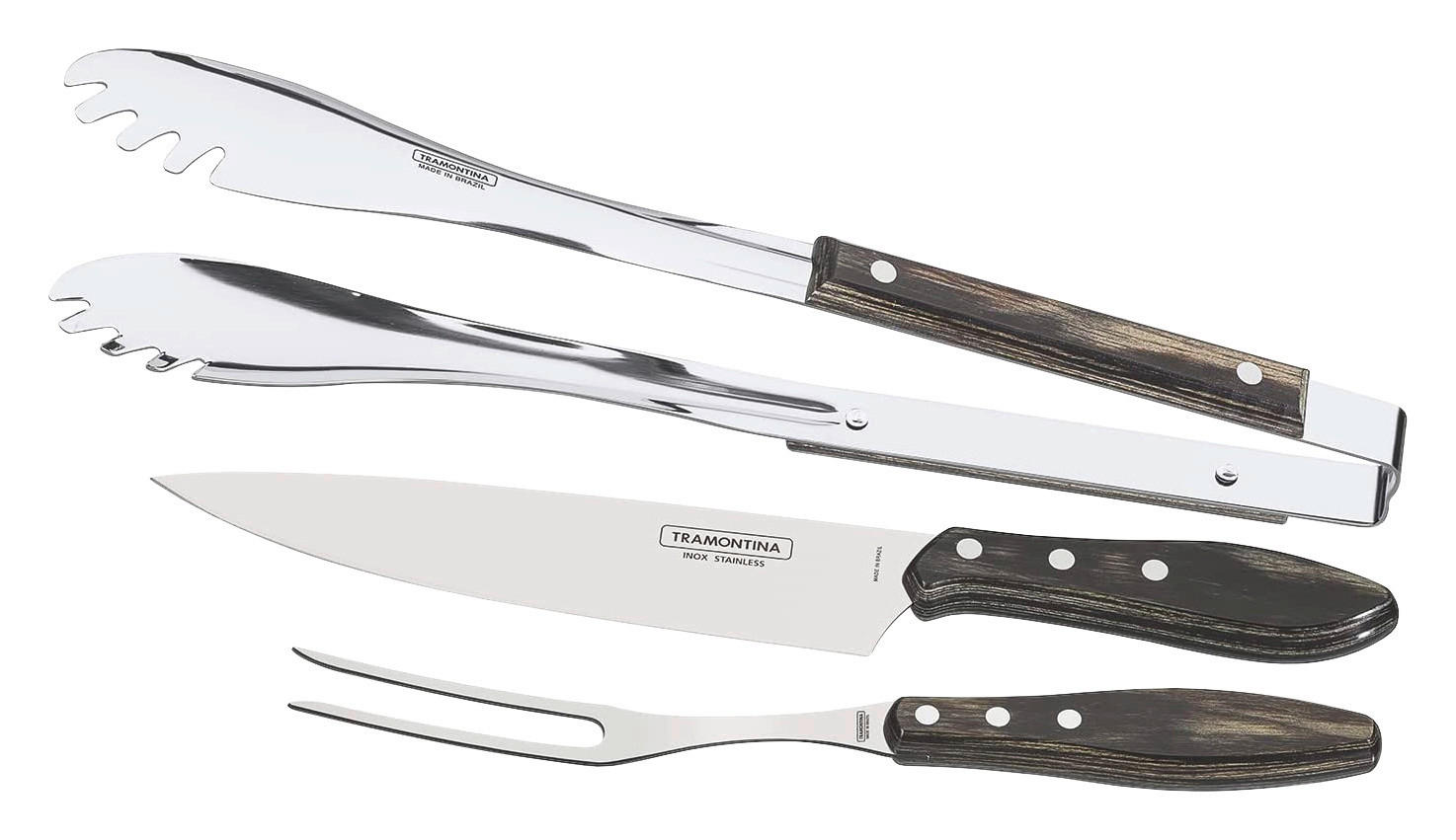 Tramontina Grill-Set Edelstahl Grillset_3tlg. - Tramontina