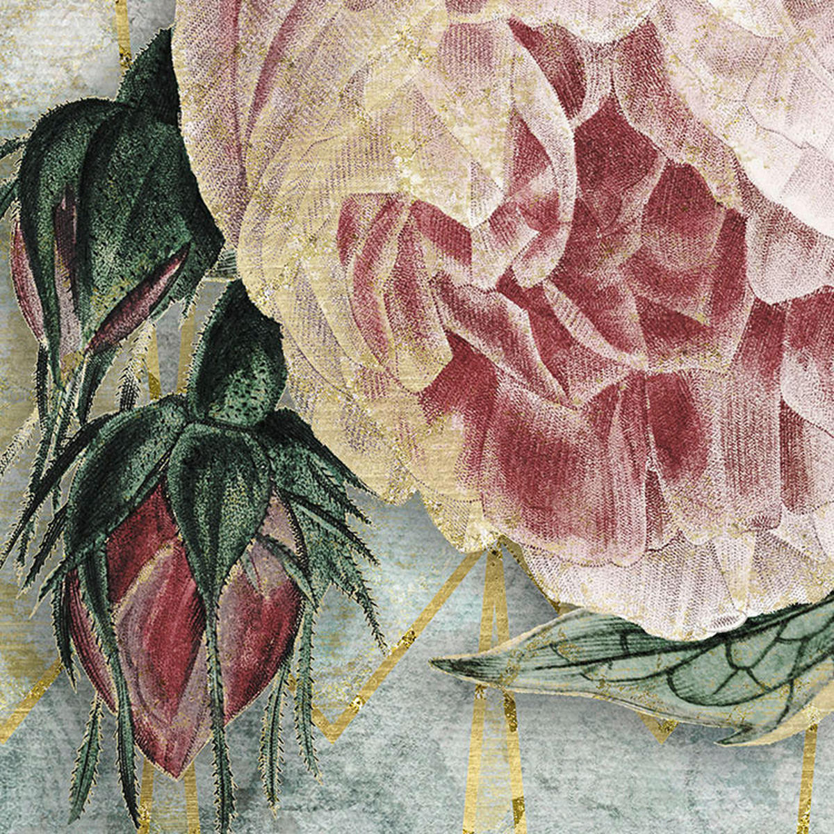 Komar Fototapete La Rosa B/L: ca. 200x250 cm La Rosa - (200,00/250,00cm) - Komar