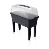 Prosperplast Hochbeet RESPANA PLANTER anthrazit Kunststoff B/H/L: ca. 38,7x82x77 cm RESPANA PLANTER - anthrazit (77,00/38,70/82,00cm) - Prosperplast