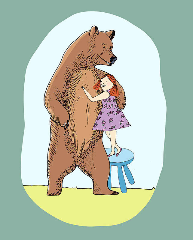 Komar Poster Lili and Bear günstig online kaufen