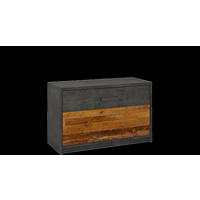 Sitzbank Perugia Fresko Nachbildung Old Wood Nachbildung B/H/T: ca. 80x50x34 cm Perugia - (80,00/50,00/34,00cm)