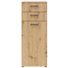 Kommode Multi-Stauraum Typ 17 Eiche Artisan Nachbildung B/H/T: ca. 45x115x40 cm Multi-Stauraum Typ 17 - Eiche (45,00/115,00/40,00cm)