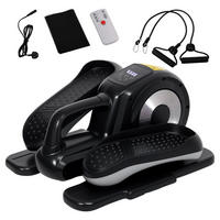 SPORTNOW Mini-Ellipsentrainer schwarz Stahl B/H/L: ca. 38x25x45 cm Mini-Ellipsentrainer - schwarz (45,00/38,00/25,00cm) - SPORTNOW