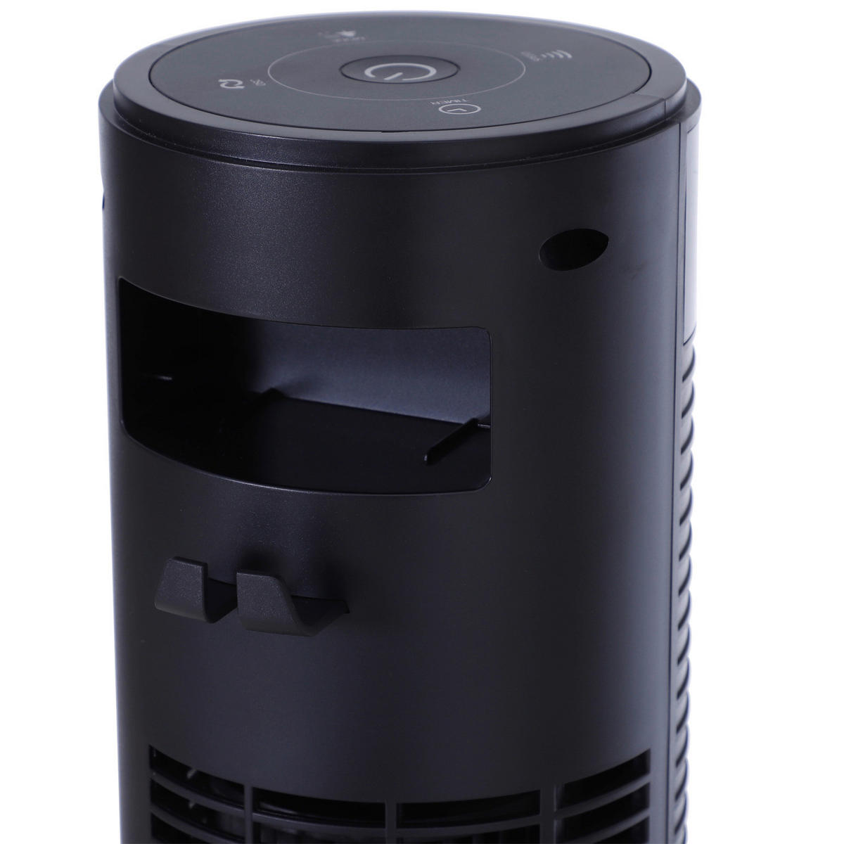 HOMCOM Turmventilator mit Fernbedienung schwarz Kunststoff H/D: ca. 117x32 cm Turmventilator 824-006V90 - schwarz (32,00/117,00cm) - HOMCOM