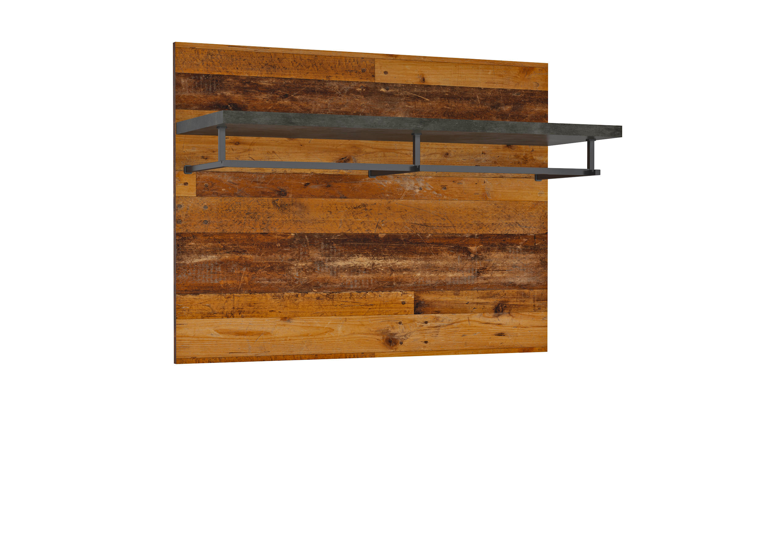 Garderobenpaneel Perugia Old Wood Nachbildung Fresko Nachbildung B/H/T: ca. 80x60x30 cm Perugia - (80,00/60,00/30,00cm)