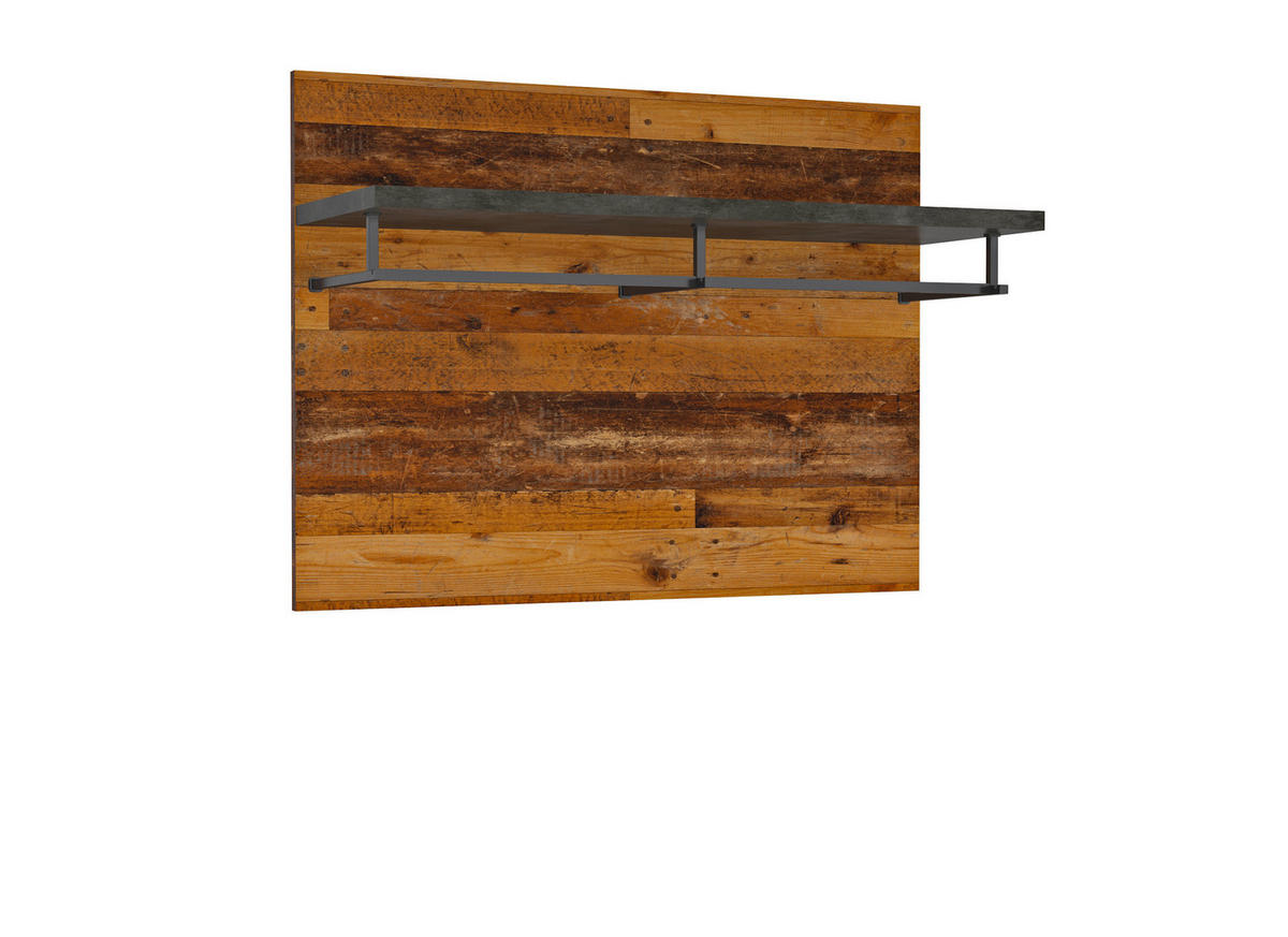Garderobenpaneel Perugia Old Wood Nachbildung Fresko Nachbildung B/H/T: ca. 80x60x30 cm Perugia - (80,00/60,00/30,00cm)