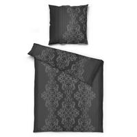Baumwoll Bettwäsche Cotton touch Bettwäsche_Cotton-Touch Ornament - anthrazit (135,00/200,00cm) - Sensation